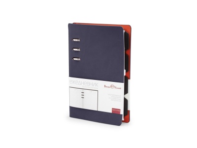 Ежедневник недатированный А5 Firenze, темно-синий navy Ежедневник недатированный А5 Firenze, темно-синий navy