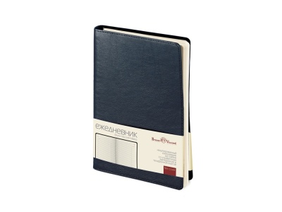 Ежедневник А5 недатированный Milano, темно-синий Ежедневник А5 недатированный Milano, темно-синий