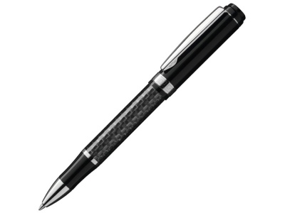 Металлическая шариковая ручка из карбонового волокна Carbon, черный Металлическая шариковая ручка из карбонового волокна Carbon, черный