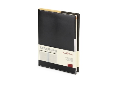 Ежедневник недатированный А5 Metropol, черный Ежедневник недатированный А5 Metropol, черный