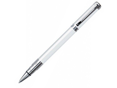 Ручка роллер Waterman Perspective Pure White CT F, белый/серебристый Ручка роллер Waterman Perspective Pure White CT F, белый/серебристый