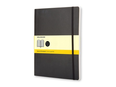 Записная книжка Moleskine Classic Soft (в клетку), ХLarge (19х25 см), черный Записная книжка Moleskine Classic Soft (в клетку), ХLarge (19х25 см), черный