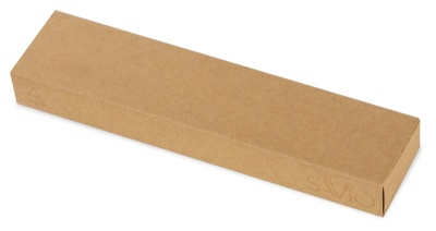 Футляр для 1 ручки из переработанного картона Recycard, натуральный Футляр для 1 ручки из переработанного картона Recycard, натуральный