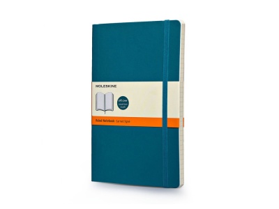 Записная книжка Moleskine Classic Soft (в линейку), Large (13х21см), бирюзовый Записная книжка Moleskine Classic Soft (в линейку), Large (13х21см), бирюзовый