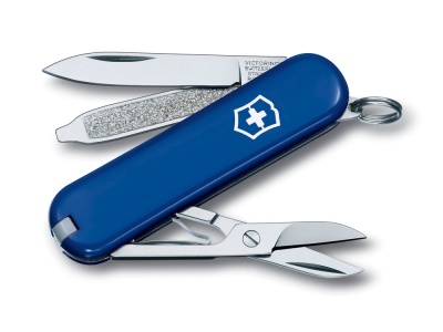 Нож-брелок VICTORINOX Classic SD, 58 мм, 7 функций, синий Нож-брелок VICTORINOX Classic SD, 58 мм, 7 функций, синий