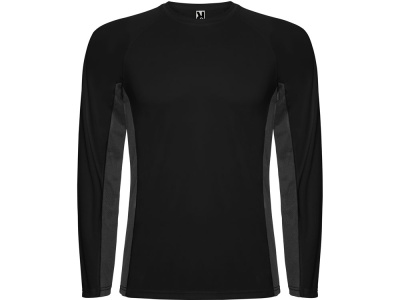 Футболка Shanghai  мужская с длинным рукавом, черный/графитовый