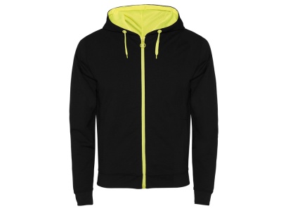 Толстовка на молнии Fuji, черный/неоновый желтый Толстовка на молнии Fuji, черный/неоновый желтый