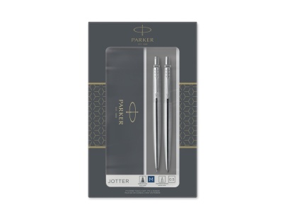 Набор Parker Jotter Core Stainless Steel CT ручка шариковая, карандаш механический Набор Parker Jotter Core Stainless Steel CT ручка шариковая, карандаш механический