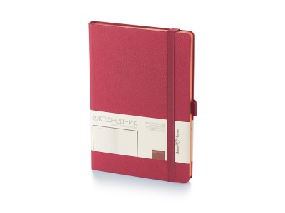 Ежедневник А5 недатированный Monaco, бордовый Ежедневник А5 недатированный Monaco, бордовый