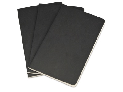 Записная книжка Moleskine Cahier (нелинованный, 3 шт.), Large (13х21см), черный Записная книжка Moleskine Cahier (нелинованный, 3 шт.), Large (13х21см), черный