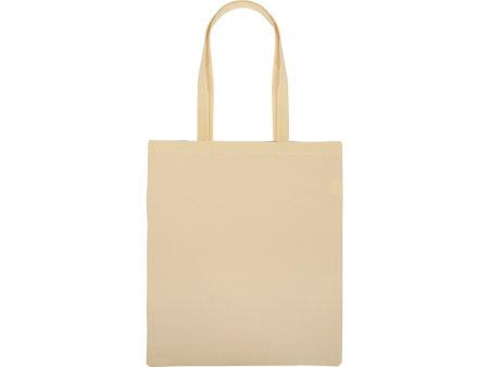 Сумка для шопинга Twin двухцветная из хлопка, 180 г/м2, синий/натуральный