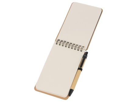 Набор канцелярский с блокнотом и ручкой Masai, черный Набор канцелярский с блокнотом и ручкой Masai, черный