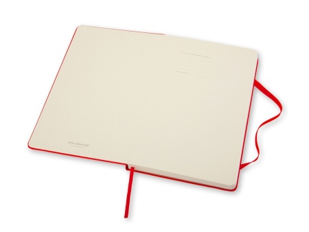 Записная книжка Moleskine Classic (нелинованный) в твердой обложке, Large (13х21см), красный Записная книжка Moleskine Classic (нелинованный) в твердой обложке, Large (13х21см), красный