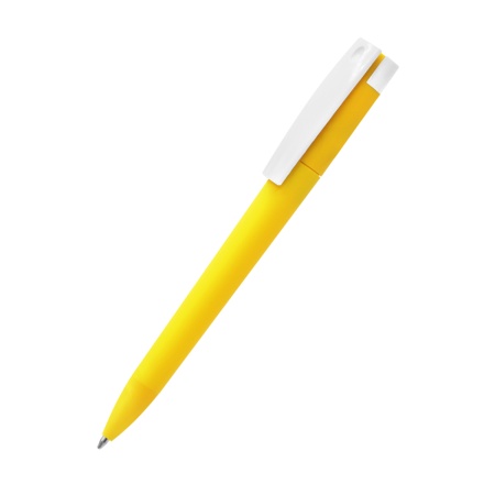 Ручка пластиковая T-pen софт-тач, желтая Ручка пластиковая T-pen софт-тач, желтая