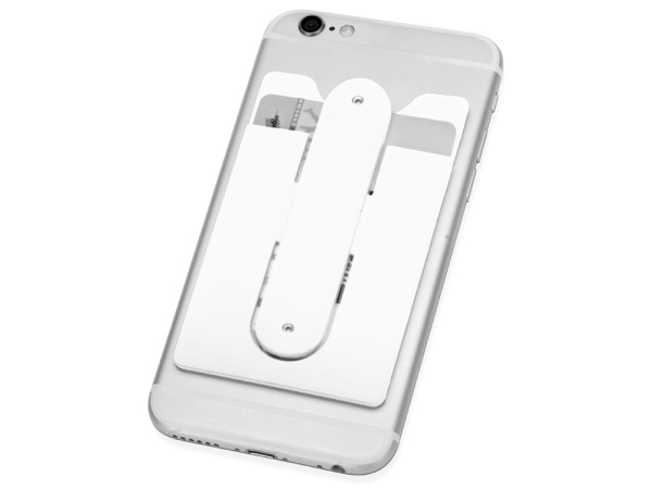 Футляр для кредитных карт Покет, белый Футляр для кредитных карт Покет, белый