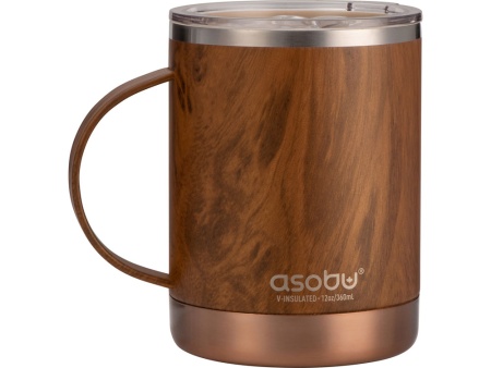 Термокружка ULTIMATE, 400 мл, дерево