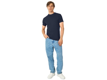 Футболка HD Fit короткий рукав с эластаном_3XL, мужская,тёмно-синий