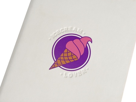 Ежедневник А5 недатированный Mercury, белый Ежедневник А5 недатированный Mercury, белый