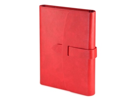 Ежедневник недатированный А5 Senate с магнитным клапаном, красный Ежедневник недатированный А5 Senate с магнитным клапаном, красный