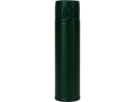 Вакуумная герметичная термокружка Inter, глубокий зеленый, нерж. сталь (Р)