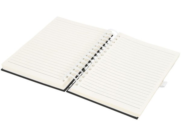 Блокнот Wiro, черный/белый Блокнот Wiro, черный/белый