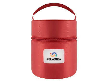 Термос для еды Relaxika 301 в чехле, 500 мл, стальной