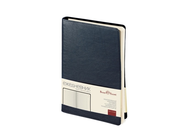 Ежедневник А5 недатированный Milano, темно-синий Ежедневник А5 недатированный Milano, темно-синий