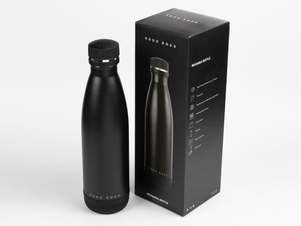 Термобутылка с вакуумной изоляцией Matrix  Black,  Hugo Boss Термобутылка с вакуумной изоляцией Matrix  Black,  Hugo Boss