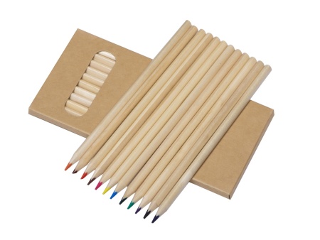 Набор из 12 цветных карандашей Painter, крафт Набор из 12 цветных карандашей Painter, крафт