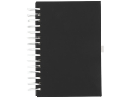 Блокнот Wiro, черный/белый Блокнот Wiro, черный/белый