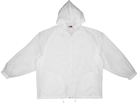 Ветровка Promo мужская с чехлом, белый Ветровка Promo мужская с чехлом, белый