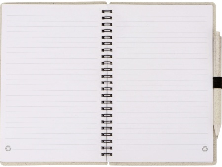 Блокнот А5 Toledo M, бежевый + ручка шариковая Pianta из пшеничной соломы, бежевый Блокнот А5 Toledo M, бежевый + ручка шариковая Pianta из пшеничной соломы, бежевый