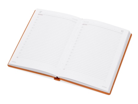 Ежедневник недатированный А5 Velvet, оранжевый флуор Ежедневник недатированный А5 Velvet, оранжевый флуор