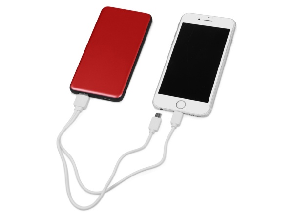 Портативное зарядное устройство Shell Pro, 10000 mAh, красный/черный