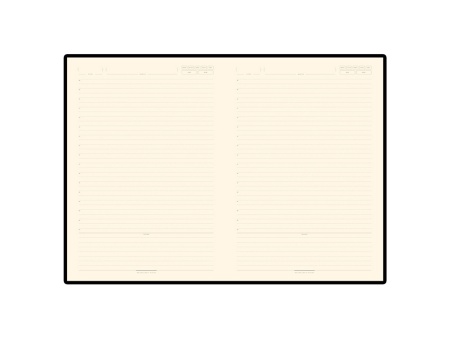 Ежедневник В5 недатированный Leggenda, черный