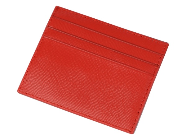 Чехол для карточек и купюр Weekend из ПВХ, красный Чехол для карточек и купюр Weekend из ПВХ, красный