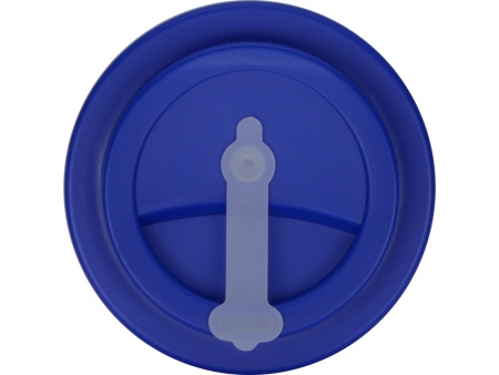 Пластиковый стакан Take away с двойными стенками и крышкой с силиконовым клапаном, 350 мл, белый/синий Пластиковый стакан Take away с двойными стенками и крышкой с силиконовым клапаном, 350 мл, белый/синий