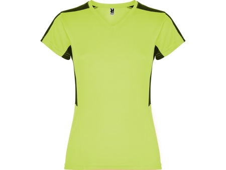 Футболка Suzuka женская, лаймовый пунш/черный