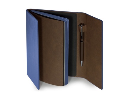 Ежедневник недатированный с магнитным клапаном, А5 WALTZ, синий Ежедневник недатированный с магнитным клапаном, А5 WALTZ, синий