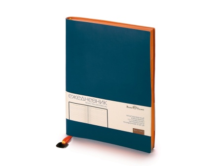 Ежедневник А5 недатированный Mercury, темно-синий Navy Ежедневник А5 недатированный Mercury, темно-синий Navy