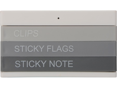 Настольный органайзер с функцией беспроводной зарядки, белый