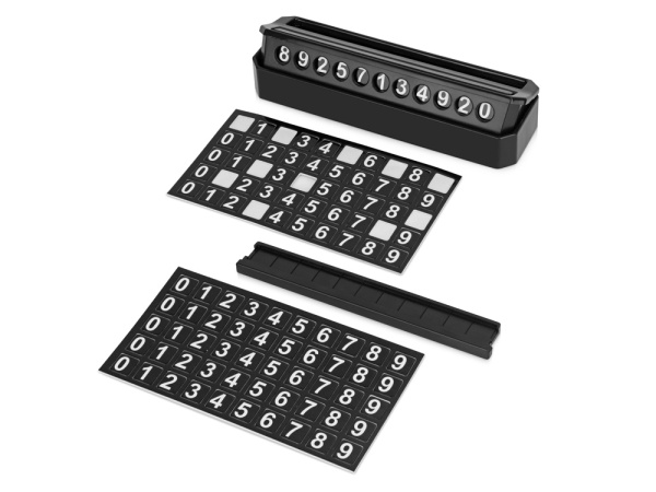 Табличка Tempark с номером телефона для временной парковки Табличка Tempark с номером телефона для временной парковки