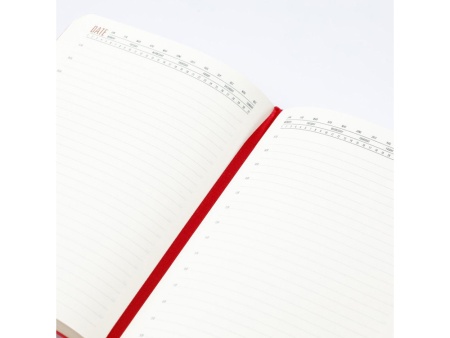 Ежедневник недатированный  А5 LONDON красный/темно-серый Ежедневник недатированный  А5 LONDON красный/темно-серый