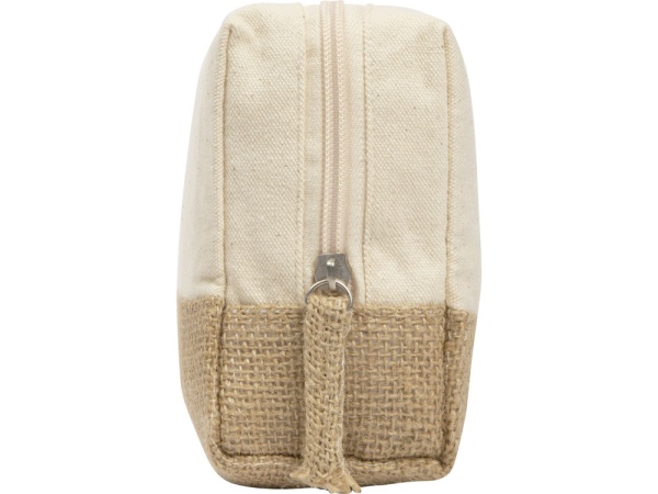 Косметичка Jute с ручкой из хлопка и джута