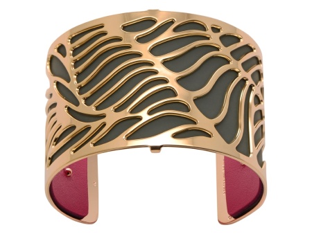 Браслет-бэнгл из латуни с гальваническим покрытием жёлтым золотом, 40мм, (вставка в комплекте)