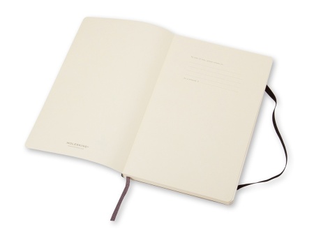 Записная книжка Moleskine Classic Soft (нелинованный), Large (13х21см), черный Записная книжка Moleskine Classic Soft (нелинованный), Large (13х21см), черный