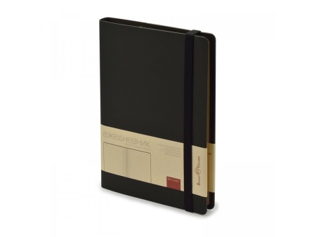 Ежедневник недатированный А5  Oxford, черный Ежедневник недатированный А5  Oxford, черный