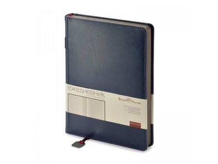 Ежедневник А5 недатированный Polo, синий Ежедневник А5 недатированный Polo, синий