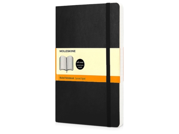Подарочный набор Moleskine Amelie с блокнотом А5 Soft и ручкой, черный Подарочный набор Moleskine Amelie с блокнотом А5 Soft и ручкой, черный