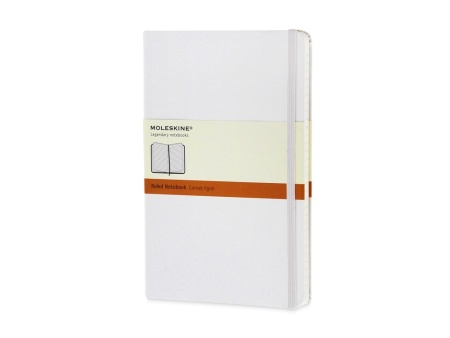Записная книжка Moleskine Classic (в линейку) в твердой обложке, Large (13х21см), белый Записная книжка Moleskine Classic (в линейку) в твердой обложке, Large (13х21см), белый